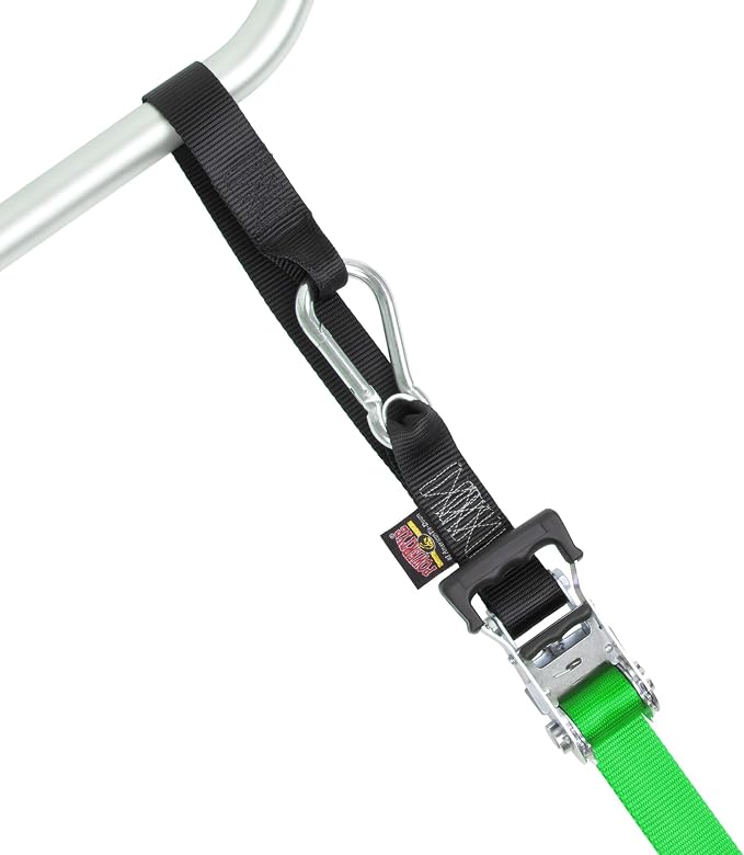 PowerTye - Made in USA - Extra Long Ratchet Tie Down Straps, Heavy Duty - Image 2