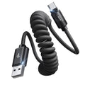 LISEN Coiled USB C Cable, 2 Pack by Lisen