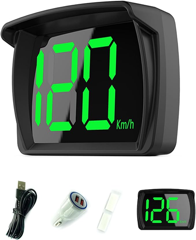 Shkalacar Car HUD Headup Display KM/H MPH GPS Digital Speedometer by Shkalacar