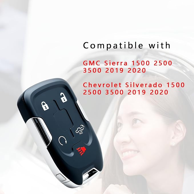Keyless Entry Remote Control Key Fob Replacement Proximity Smart - Image 2