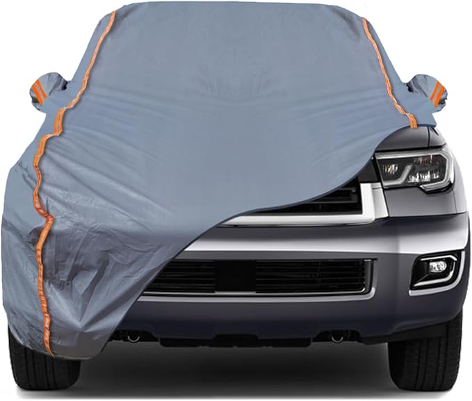 TUCAREST 6-Layers PEVA Premium Full Car Cover Fit by TUCAREST