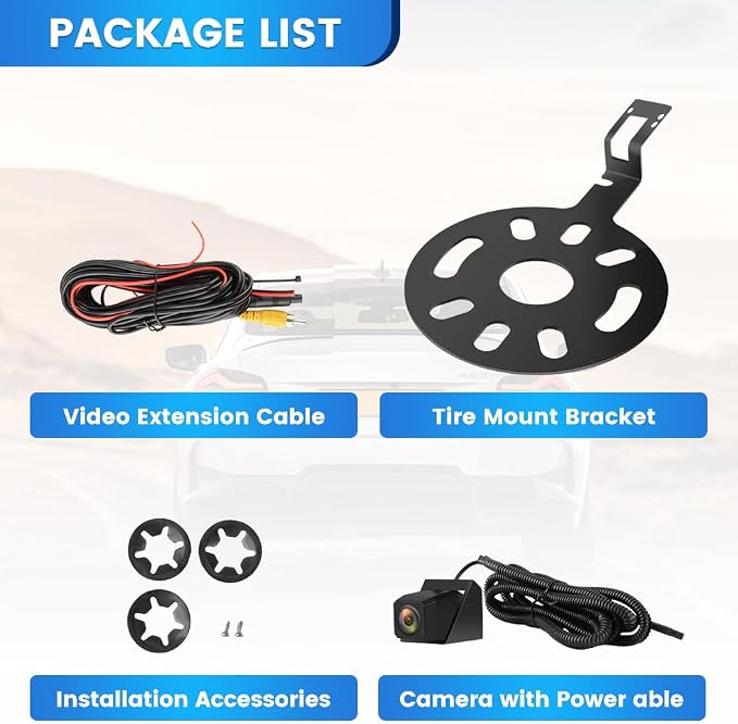 Backup Camera for Jeep Wrangler JK JKU Rubicon Sahara Sport Unlimited 2007-2018 - Image 3