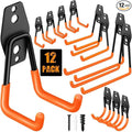 Garage Hooks Pack of 12, Garage Storage System Hooks by Fosiweelo