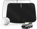 Windshield Sun Shade for Kia Soul 2014-2019 Foldable Sunshade Custom Fit Front by SULAGIWINDSHIELDSUNSHADE