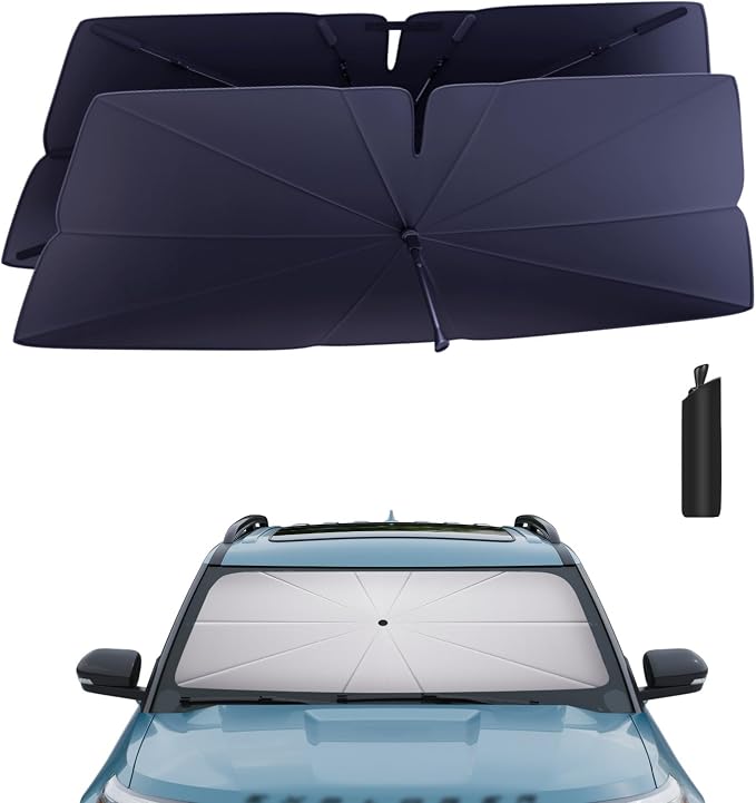 Windshield Sun Shade Umbrella: for Ford-Explorer-2020-2024 by HIMUMOY