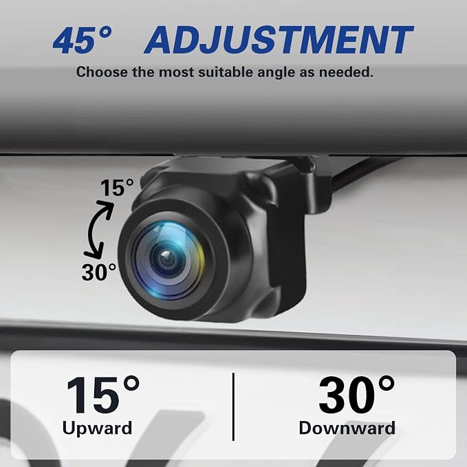 Kairiyard Backup Camera for Car, License Plate Back up Camera 170° Wide View - Image 4