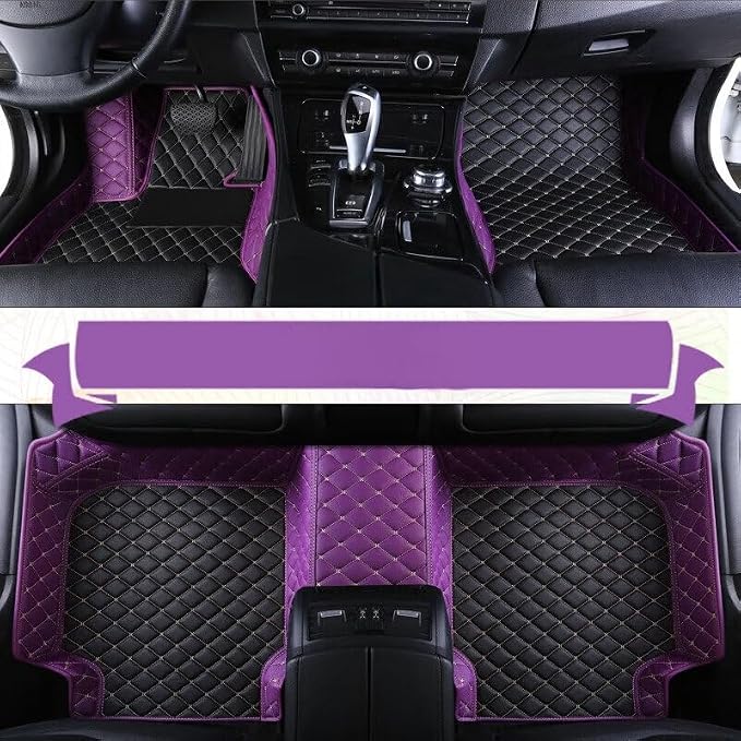Custom Artificial Leather Waterproof All-Weather Car Floor Mats Fit by SLFCWA