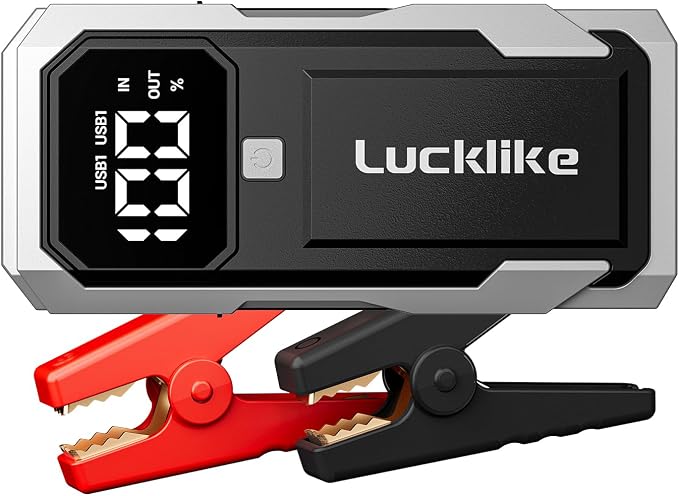 Lucklike Car Battery Jump Starter Portable, Jump Starter Battery Pack by Lucklike