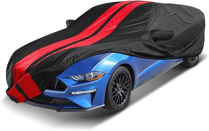 iCarCover Custom Car Cover for 2005-2025 Ford Mustang GT, Mach 1, V6 Waterproof by iCarCover