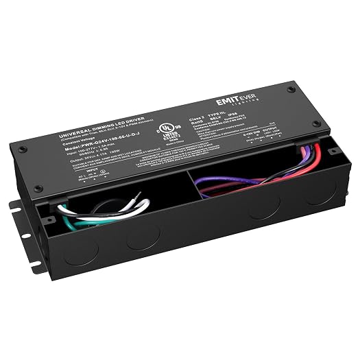 EMITEVER Dimmable Led Driver, 100W AC 100V-277V to DC 24V Transformer, 5-in-1 - Image 9