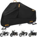 Motorcycle Cover Waterproof Outdoor, 300D Heavy Duty Motorcycle Cover by INEZARI