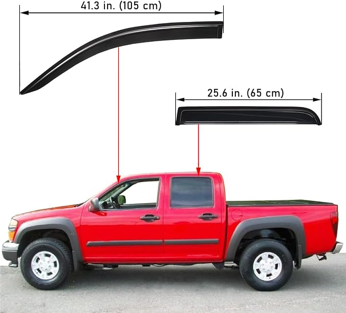 Lightronic Extra Durable Outside-Mount Auto Vent Window Visor, Fits 2004-2012 - Image 3