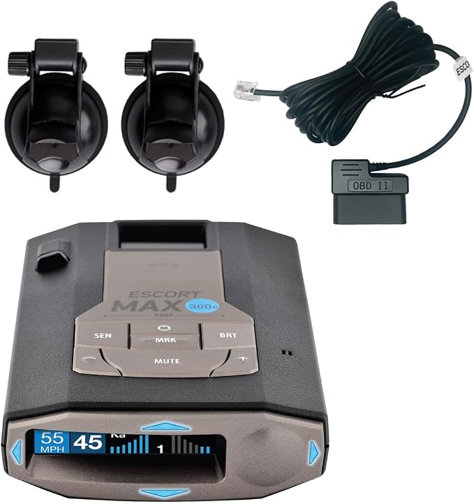 Escort MAX 360c Radar Detector by ESCORT