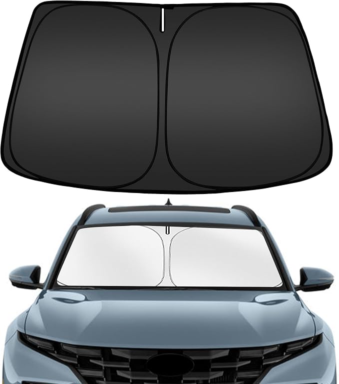 ARISMOTOR Windshield Sun Shade for H-yundai Santa Cruz 2022-2025, Custom Fit by ARISMOTOR