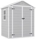 Patiowell 6x4 FT Plastic Outdoor Storage Shed, Resin Shed Perfect to Store by Patiowell
