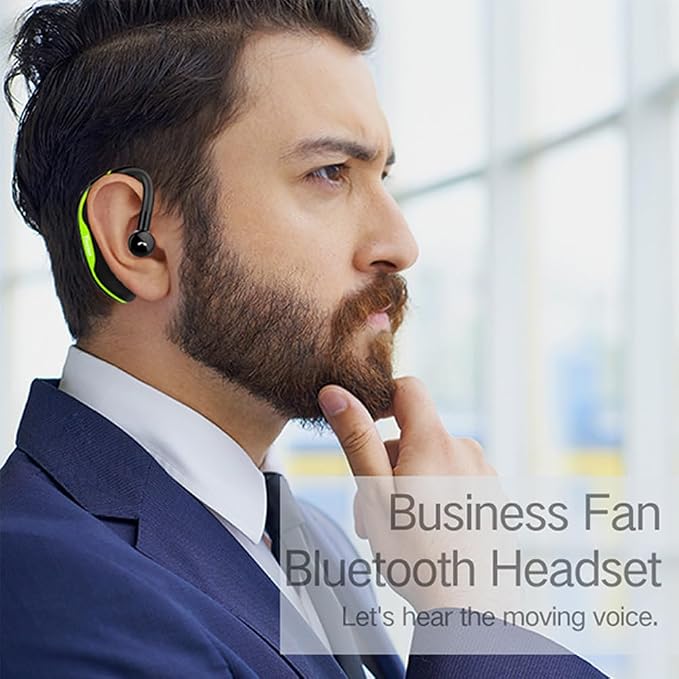 IHAO Bluetooth Earpiece Headphone Dual Noise Cancelling Mic Painless Open-Ear - Image 4
