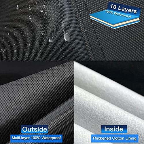 10 Layers Car Cover Custom Fit for Chevy Camaro, Waterproof All Weather for - Image 2