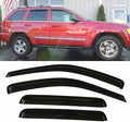 94243 Original Side Window Deflector Visor Rain Guard, Outside Mount Tape-on by Deebior