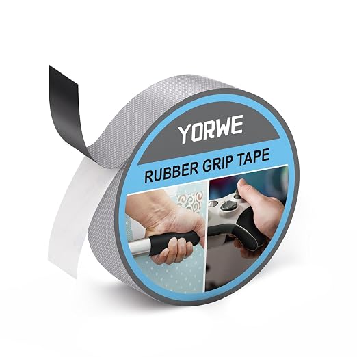 Rubber Grip Tape, Ultra-Thin Strong Adhesive Anti-Slip Waterproof Heat by Yorwe