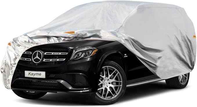 Kayme 6 Layers SUV Car Cover Waterproof All Weather by kayme