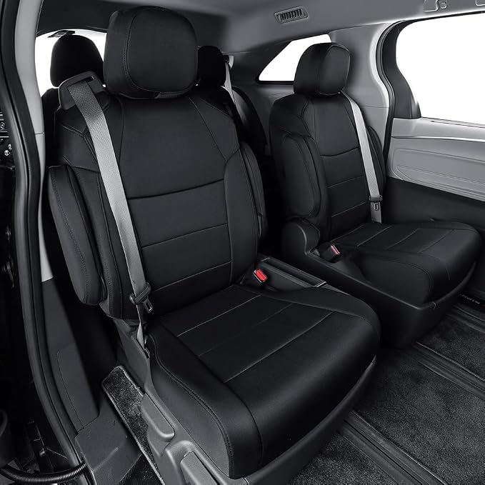 EKR Sienna Seat Covers for 2011-2020 Toyota Sienna LE, XLE Premium 2nd Row - Image 5