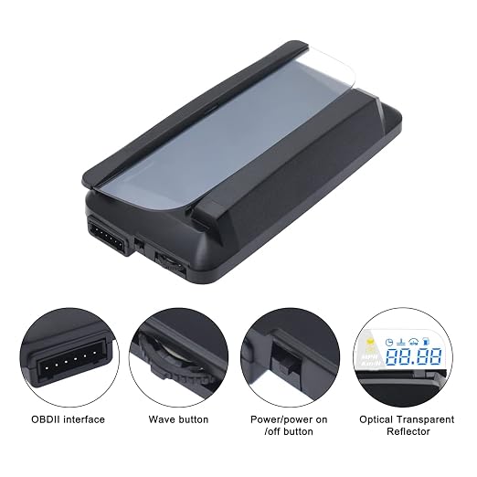 KAOLALI Car Hud Head Up Display Speedometer Odometer OBD2 HD 3D Reflection - Image 5