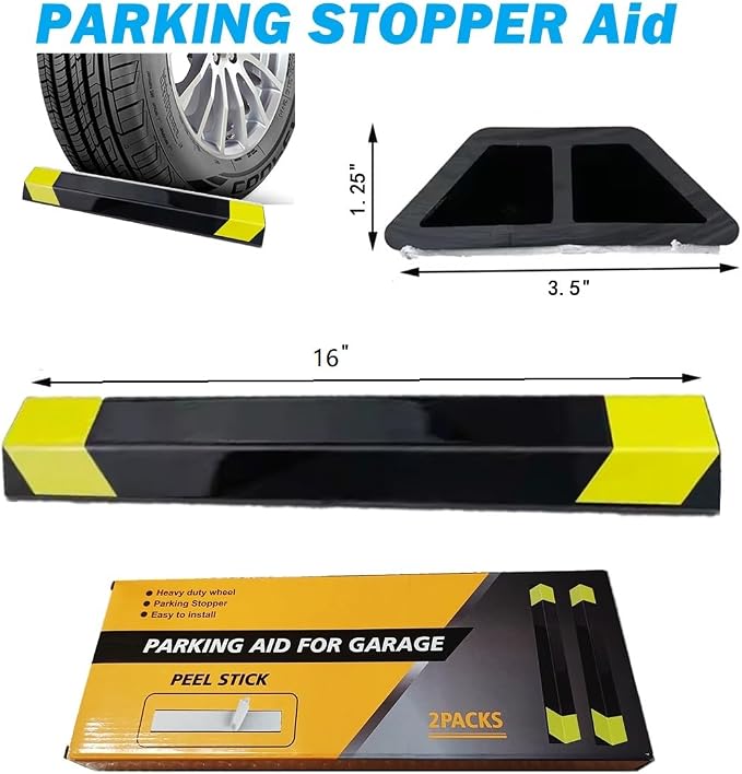 Heavy Duty Parking Aid for Garage, Parking Aids Protects Car, Parking Stopper - Image 2