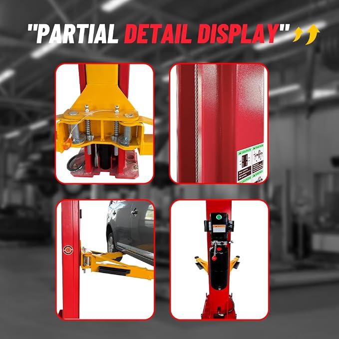 11000lbs Lifting Capacity 2 Post Lift Automotive Car Lift Professional - Image 2