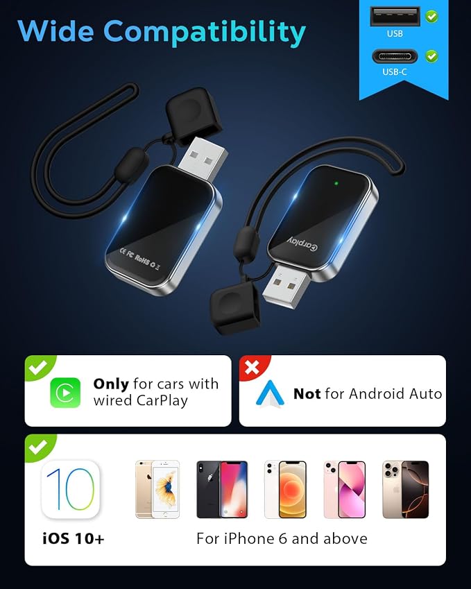 Wireless CarPlay Adapter for Apple iPhone - Image 7