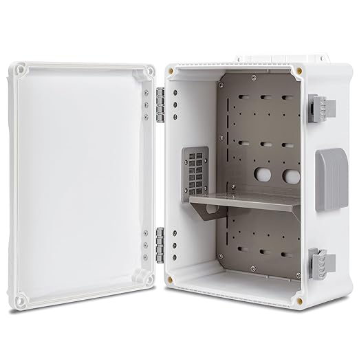 Outdoor Electrical Junction Box, ABS Water Resistant Enclosure by Namunanee