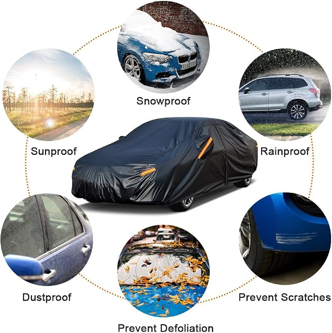 Kayme 7 Layers Car Cover Custom Fit - Image 5