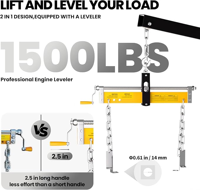 2-Ton Folding Hydraulic Engine Hoist - Image 3