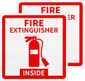 Madrigal Fire Extinguisher Inside Sticker Sign, Weatherproof & UV Protected by Unknown
