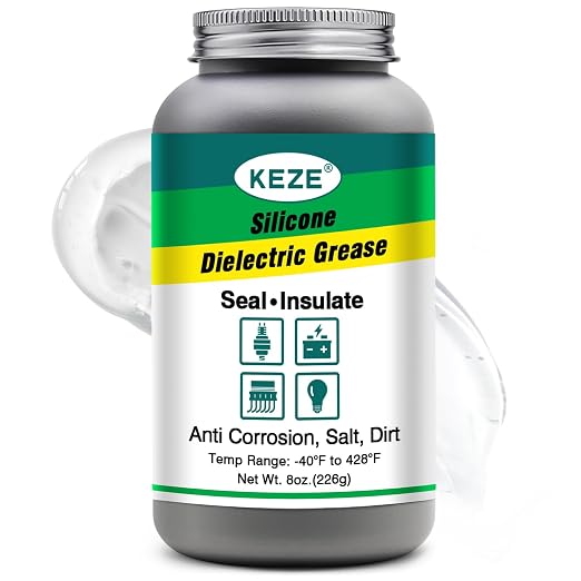 Keze Silicone Dielectric Grease Automotive Die Electric Grease Spark Plug Light by KEZE