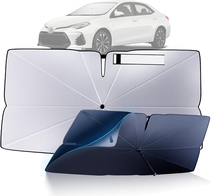 Windshield Sun Shade Umbrella for 2014-2019 Toyota Corolla Accessories: Custom by HIMUMOY