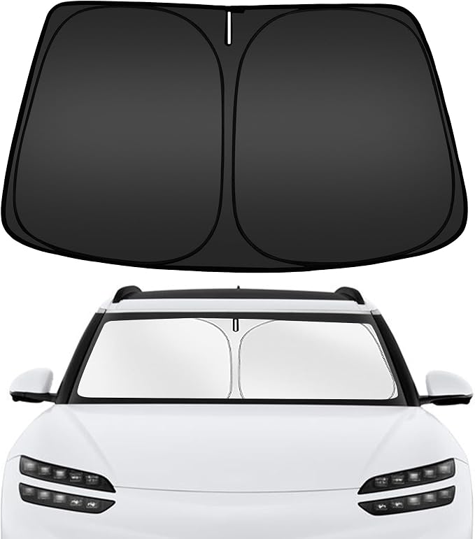ARISMOTOR Windshield Sun Shade for Genesis GV60 2023-2025, Custom Fit Foldable by ARISMOTOR