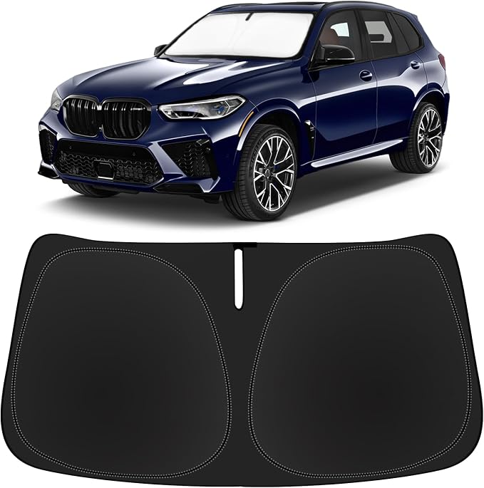 Sunshade for 2025 2026 BMW X5 Windshield Sun Shade Cover, Custom Fit BMW X5 G05 by SLOGENTO