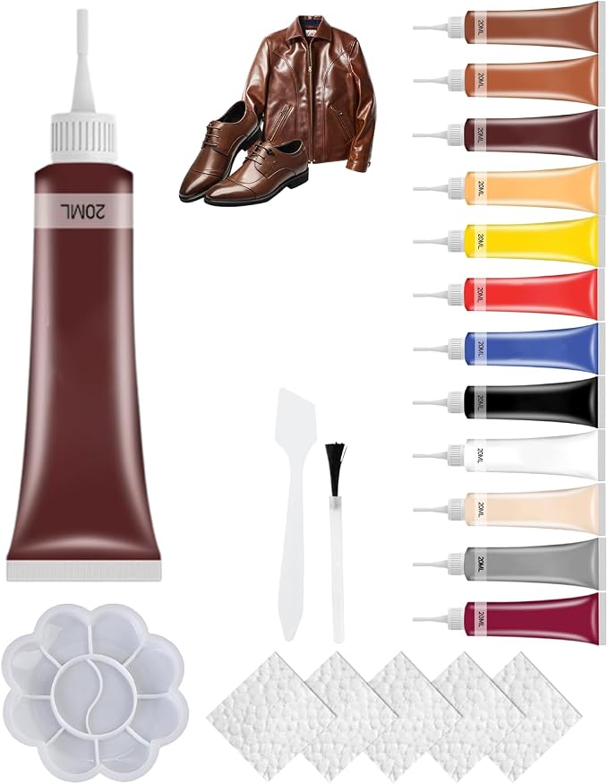 Advanced Leather Repair Gel, 2025 New Leather Repair Coloured Cream Gel by ASTETY