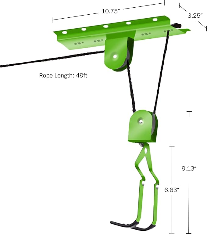 Bike Lane Products Bicycle Hoist 2-Pack Quality Garage Storage Bike Lift - Image 2