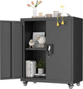 GREATMEET 31.5" H Metal Garage Storage Cabinet by GREATMEET