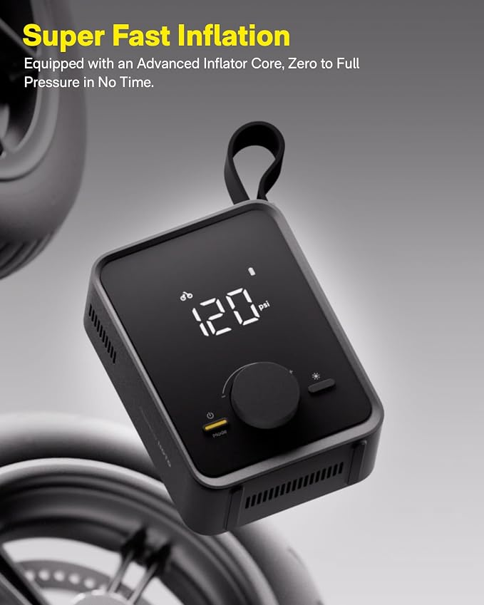 HOTO Tire Inflator Portable, Electric Air Pump Pro - Image 4