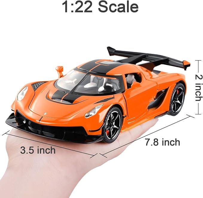 Toy Cars Model Jesko 1/22 Diecast Metal Sports Toy Cars - Image 7