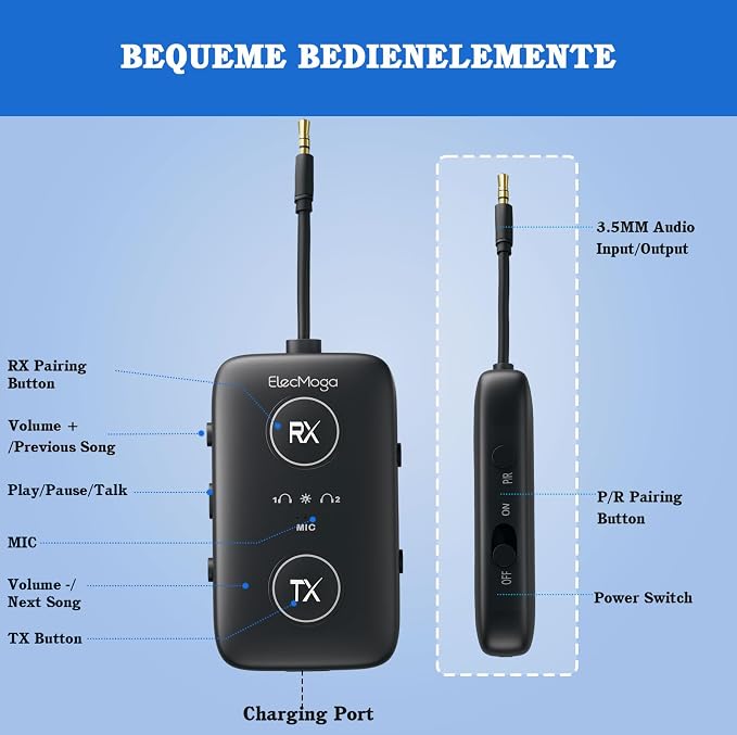 2025 Upgraded Airplane Bluetooth 5.4 Adapter - Image 5