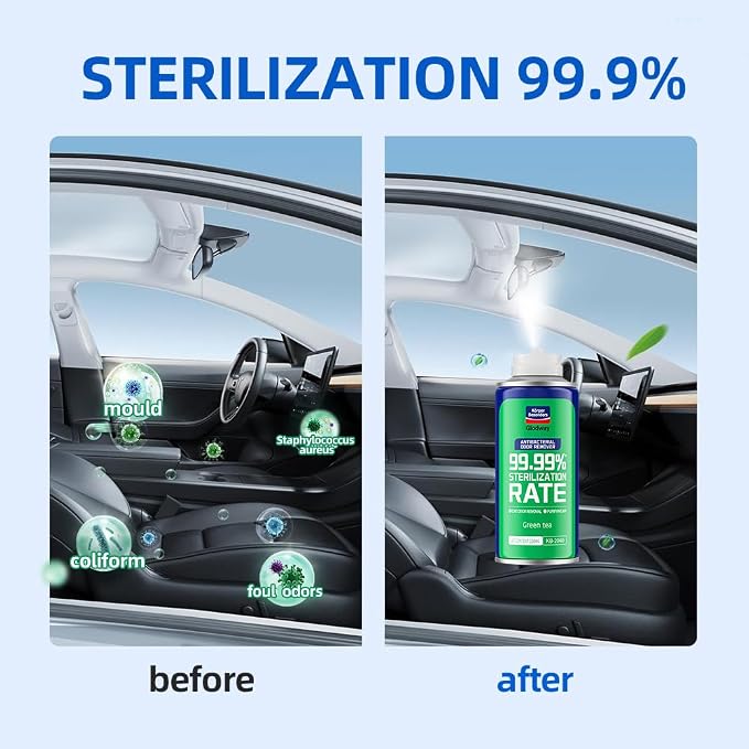 Glodway Whole Car Air Refresher Spray, Odor Eliminator Eliminates Strong - Image 4