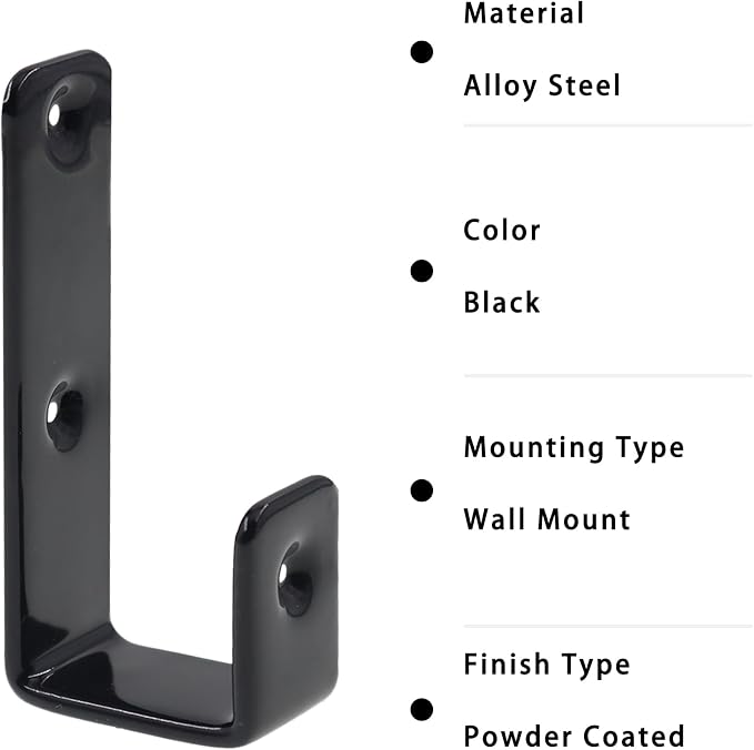 Bunk Bed Ladder Hooks Brackets, Iron Bed Ladder Hook, PVC Coated Angled Ladder - Image 6