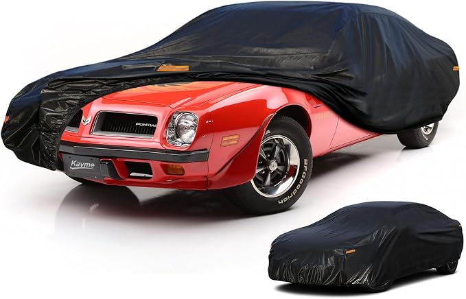 Kayme 7 Layers Car Cover Waterproof All Weather, Universal Fit by kayme
