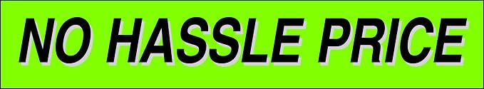 Ez-line Vinyl Windshield Stickers 3 Dozen 15 Inch Chartreuse Slogan Dealership - Image 4
