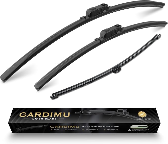 Replacement for BMW X7 Windshield Wiper Blades, 3 Pieces of Car Front and Rear by GARDIMU