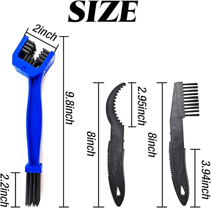 5PCS/Set Bicycle Chain Cleaning Tool Set, Bike Chain Crankset Brush, Motorcycle - Image 2