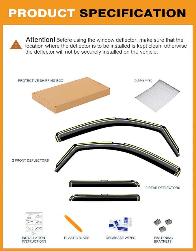 in-Channel Window Rain Guards Fit - Image 8